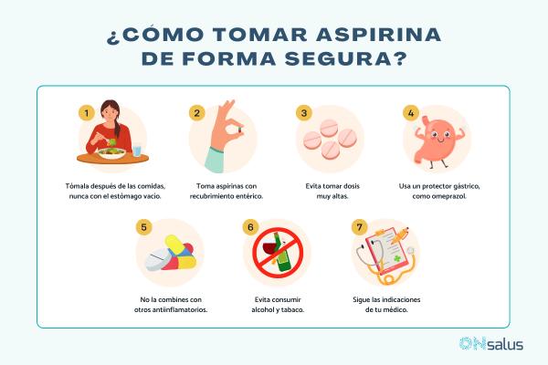 ¿Cómo tomar aspirina para que no dañe el estómago?