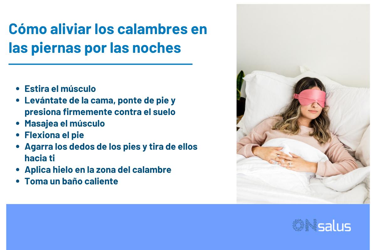 Calambres en las piernas por la noche: causas y cómo evitarlos