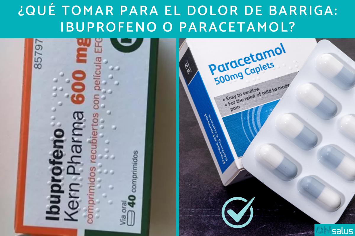 ¿Qué tomar para el dolor de barriga: ibuprofeno o paracetamol?