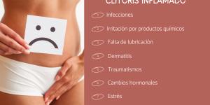 Clítoris inflamado: causas, síntomas y tratamiento