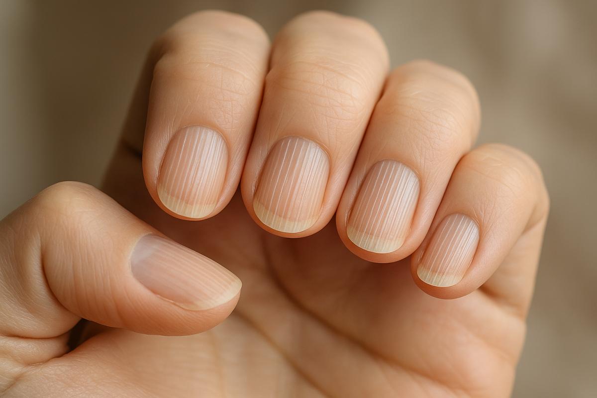 Uñas rayadas verticalmente: causas y tratamiento