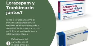 ¿Se puede tomar Lorazepam y Trankimazin juntos?