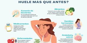 ¿Por qué mi sudor huele mal y antes no?