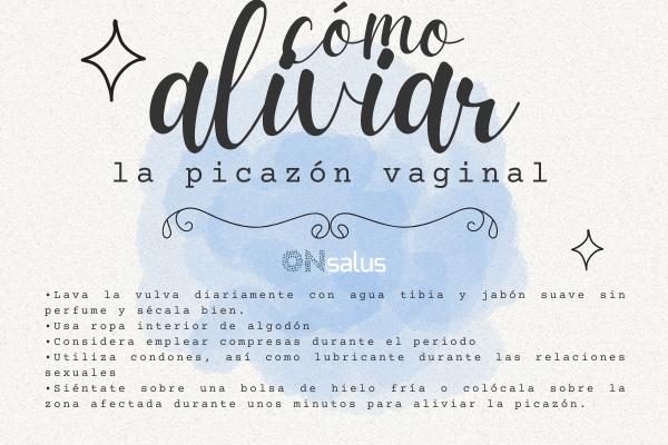Picazón en los labios vaginales sin flujo