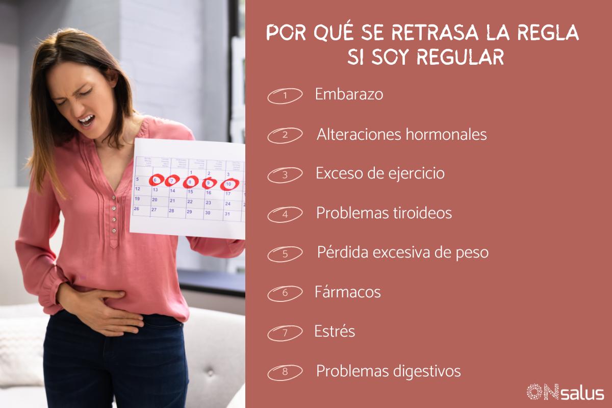 ¿Por qué se retrasa la regla si soy regular?
