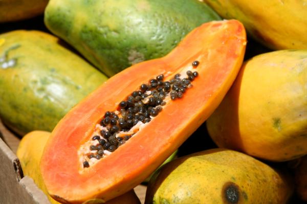 Frutas recomendadas para diabéticos - Papaya y melón 