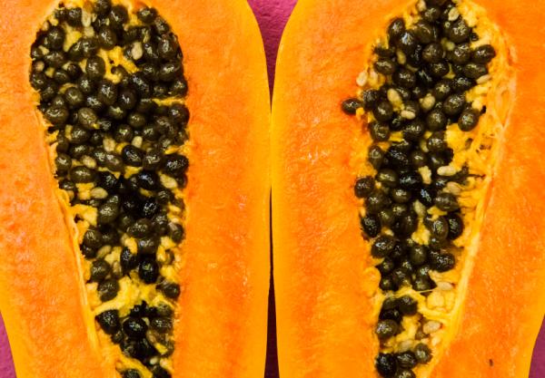 Frutas para adelgazar rápido - Papaya, fibra y agua