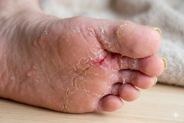 Hongos entre los dedos de los pies: síntomas, causas y tratamientos - Principales síntomas de los hongos entre los dedos de los pies y cómo identificarlos