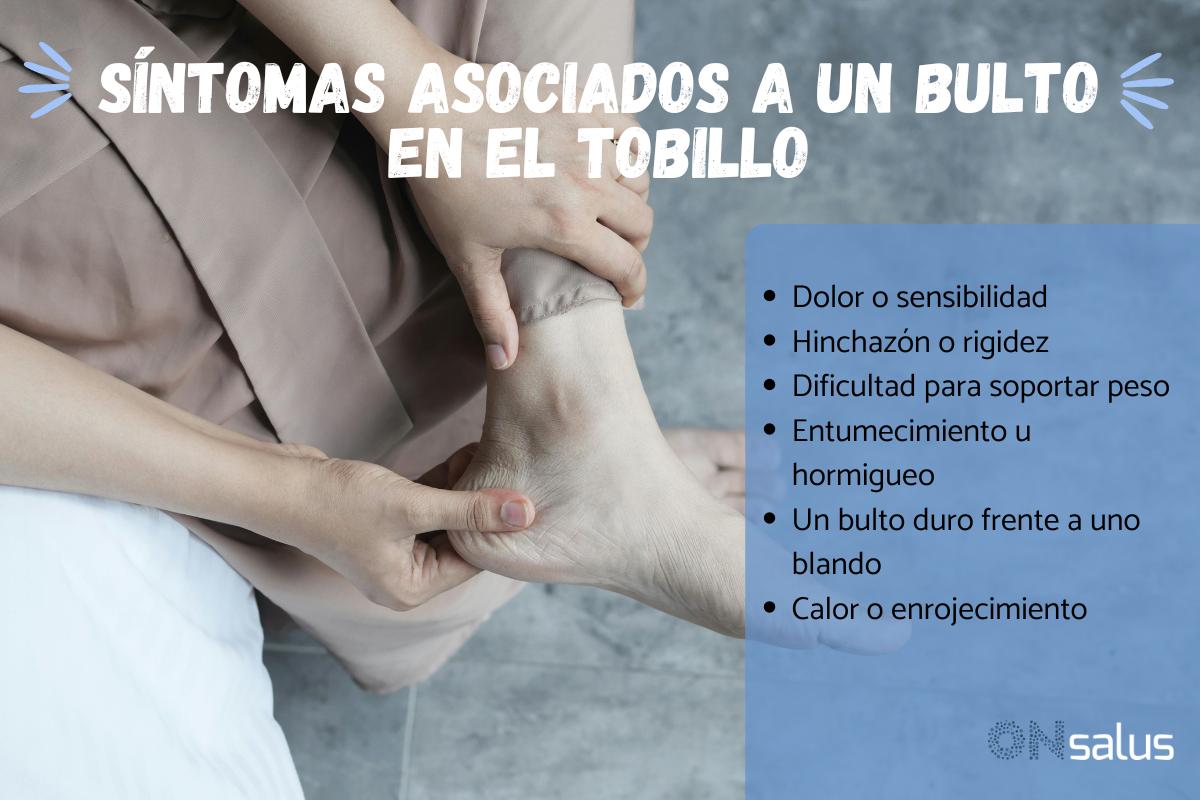 Bulto en el tobillo: causas y tratamiento