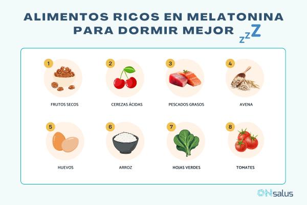 Alimentos ricos en melatonina para dormir mejor