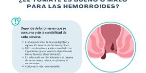 ¿El tomate es malo para las hemorroides?