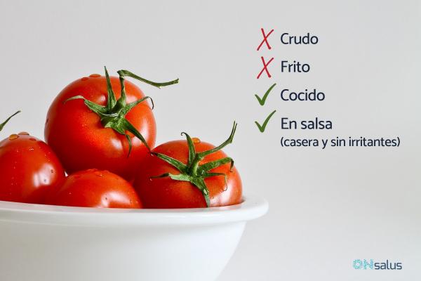 ¿El tomate es malo para las hemorroides? - Tomate crudo, frito o en salsa: ¿hay diferencias?