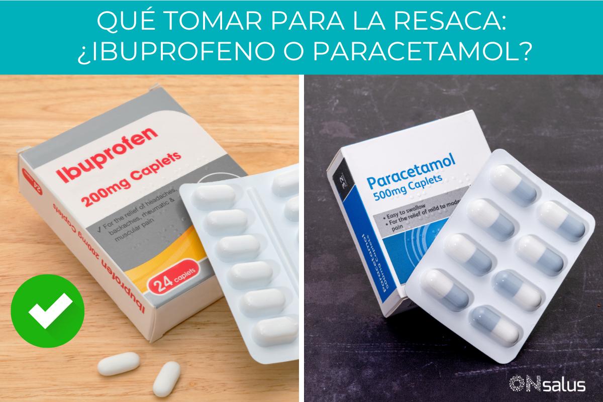 Qué tomar para la resaca: ¿ibuprofeno o paracetamol?