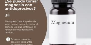 ¿Se puede tomar magnesio con antidepresivos?