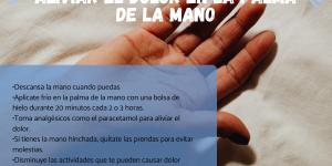 Dolor en la palma de la mano: causas y tratamiento