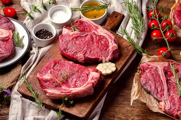 Alimentos ricos en hierro para la anemia - Carnes rojas