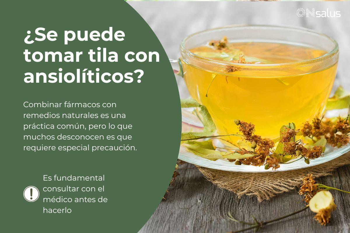 ¿Se puede tomar tila con ansiolíticos?