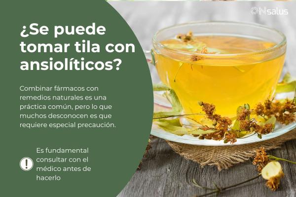 ¿Se puede tomar tila con ansiolíticos?